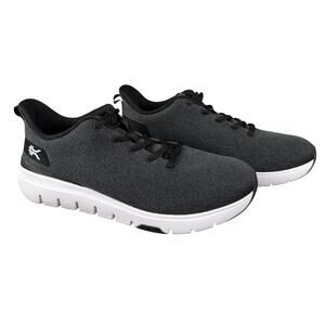 Kuru Flex Via Sneakers Gray Black Men’s 10.5 Minimalist Comfort Everyday Shoes